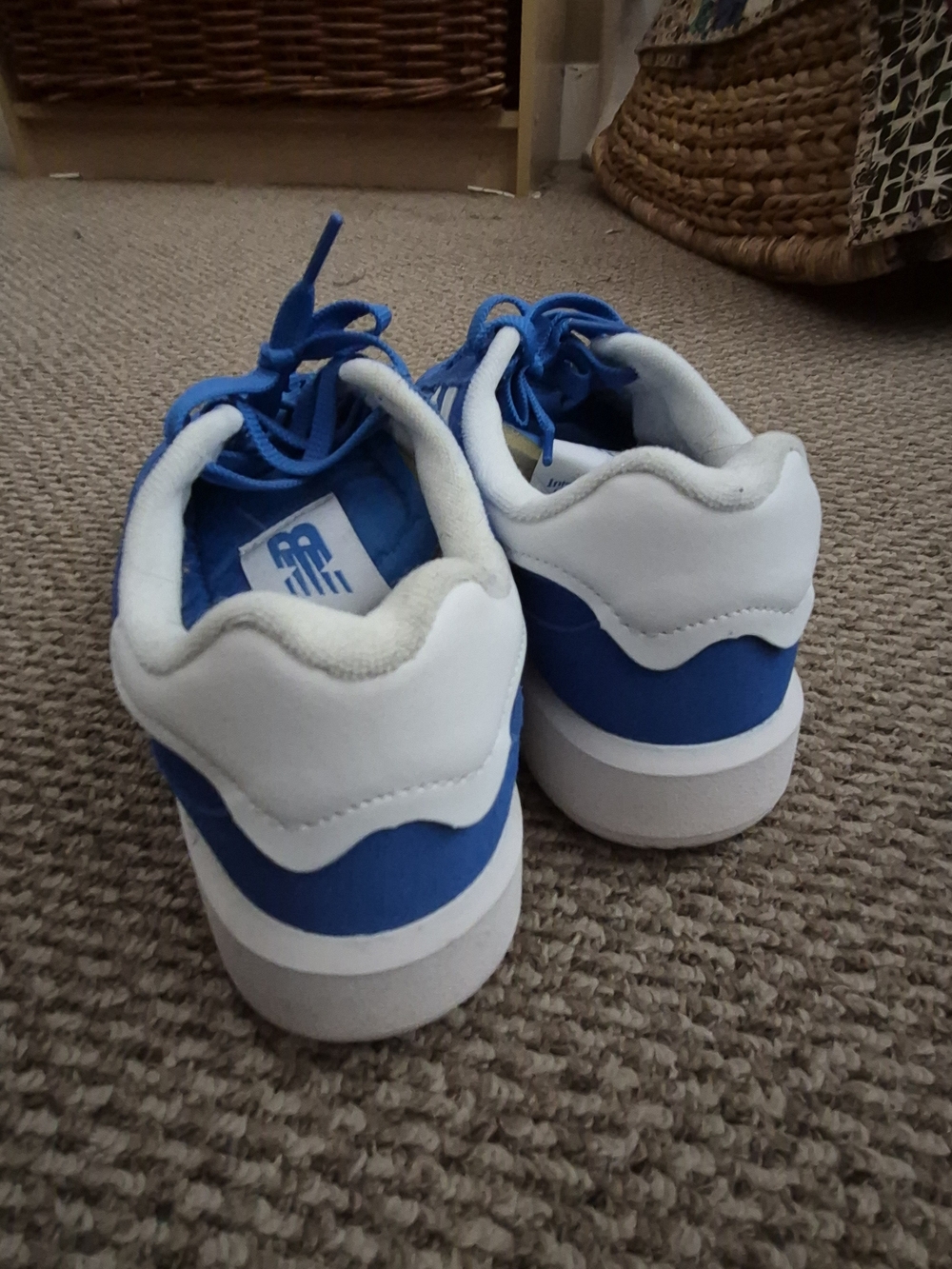 New Balance CT302 Blue and White Low-Top Sneakers - Picture 3 of 4